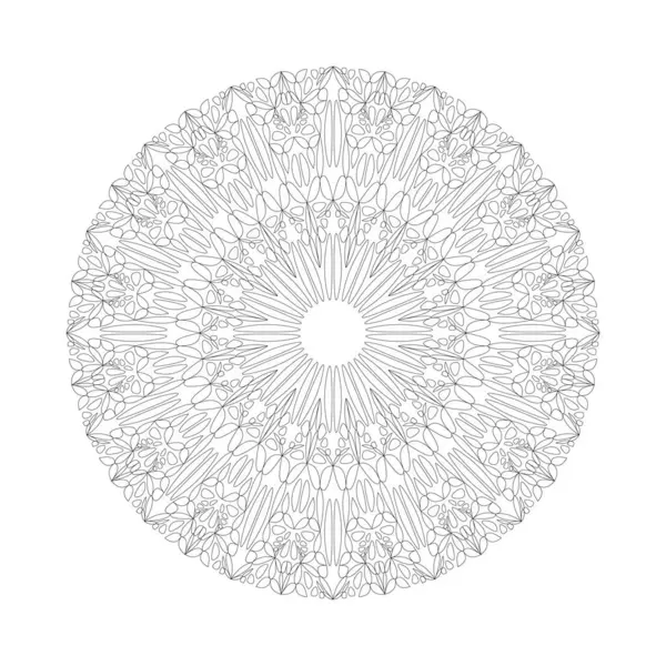 Soyut geometrik mandala desenli arkaplan tasarımı