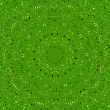 Geometrik renkli çokgen mozaik mandala arka plan tasarımı - kusursuz döngü video