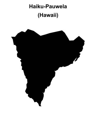 Haiku-Pauwela (Hawaii) boş ana hat haritası