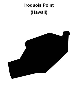 Iroquois Point (Hawaii) boş ana hat haritası