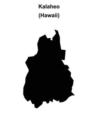 Kalaheo (Hawaii) boş ana hat haritası
