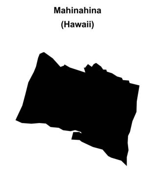 Mahinahina (Hawaii) boş ana hat haritası