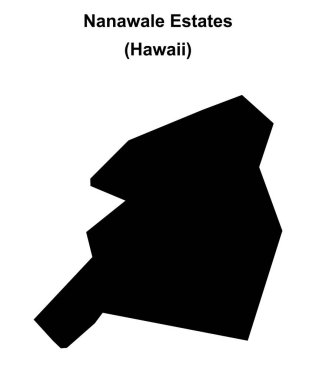 Nanawale Evleri (Hawaii) boş ana hat haritası