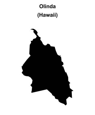 Olinda (Hawaii) boş ana hat haritası