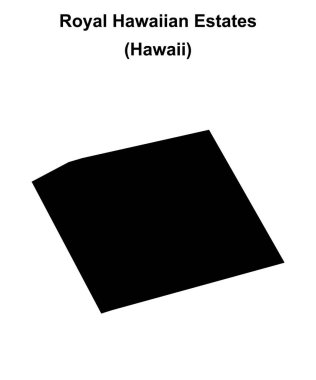 Hawaii Kraliyet Gayrimenkulleri (Hawaii) boş ana hat haritası