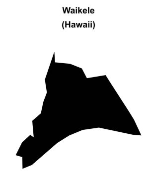 Waikele (Hawaii) boş ana hat haritası