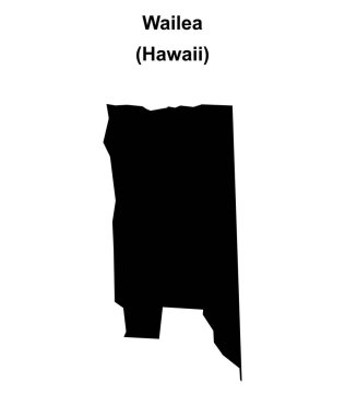 Wailea (Hawaii) boş ana hat haritası