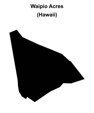 Waipio Acres (Hawaii) boş ana hat haritası