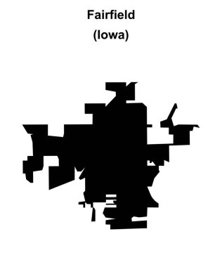 Fairfield (Iowa) boş ana hat haritası