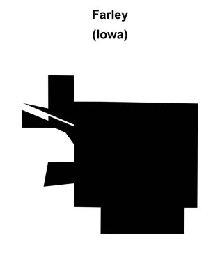 Farley (Iowa) boş ana hat haritası