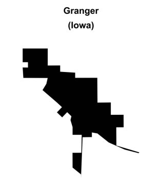 Granger (Iowa) boş ana hat haritası