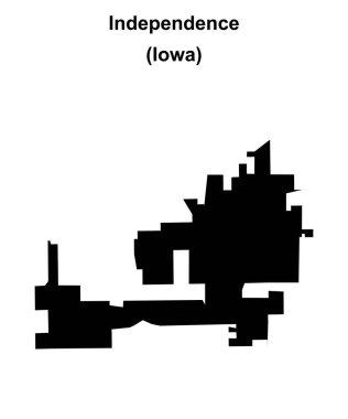 Bağımsızlık (Iowa) boş ana hat haritası