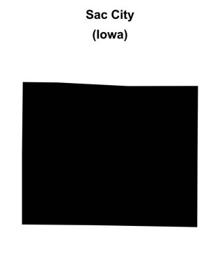 Sac City (Iowa) boş ana hat haritası