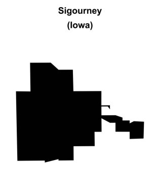 Sigourney (Iowa) boş ana hat haritası