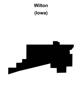 Wilton (Iowa) boş ana hat haritası