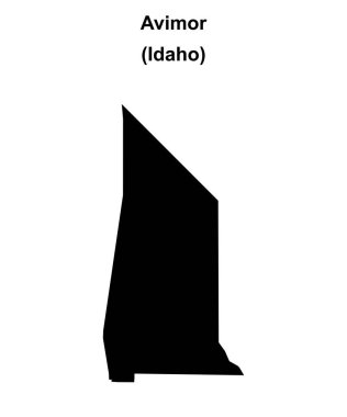 Avimor (Idaho) boş ana hat haritası