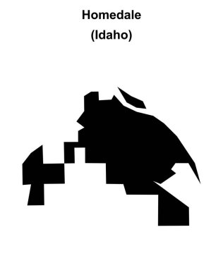 Homedale (Idaho) boş ana hat haritası