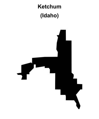Ketçap (Idaho) boş ana hat haritası
