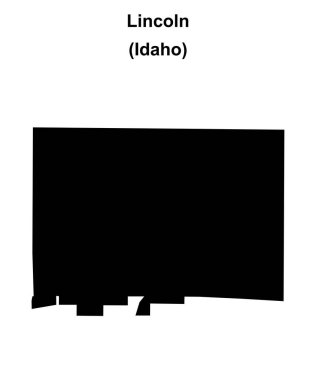 Lincoln (Idaho) boş ana hat haritası