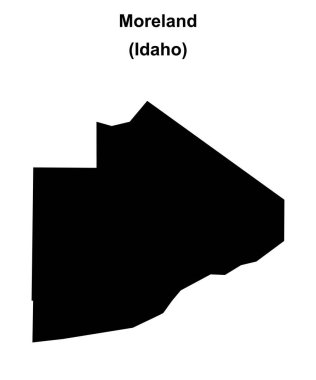 Moreland (Idaho) boş ana hat haritası
