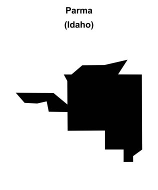 Parma (Idaho) boş ana hat haritası