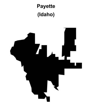 Payette (Idaho) boş ana hat haritası