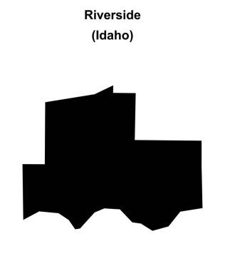 Riverside (Idaho) boş ana hat haritası