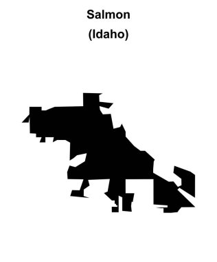 Somon (Idaho) boş ana hat haritası