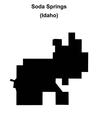 Soda Springs (Idaho) boş ana hat haritası