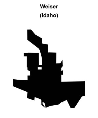 Weiser (Idaho) boş ana hat haritası
