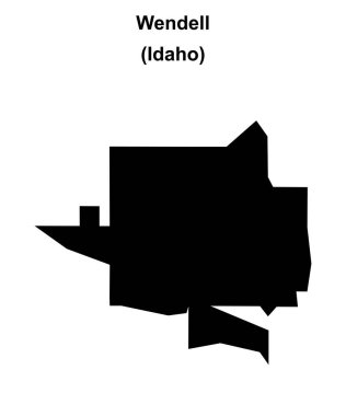 Wendell (Idaho) boş ana hat haritası