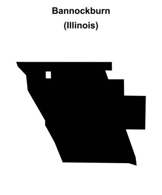 Bannockburn (Illinois) boş ana hat haritası
