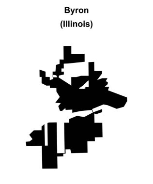 Byron (Illinois) boş ana hat haritası