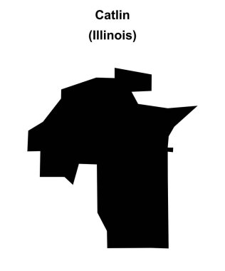 Catlin (Illinois) boş ana hat haritası