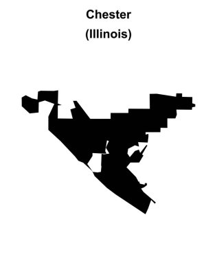 Chester (Illinois) boş ana hat haritası