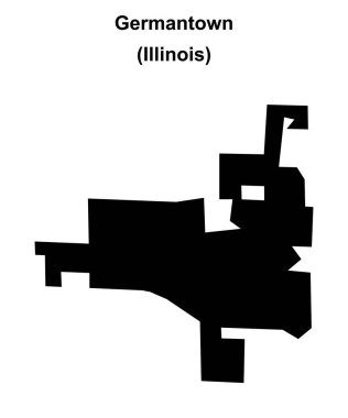 Germantown (Illinois) boş ana hat haritası