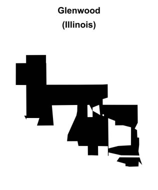 Glenwood (Illinois) boş ana hat haritası