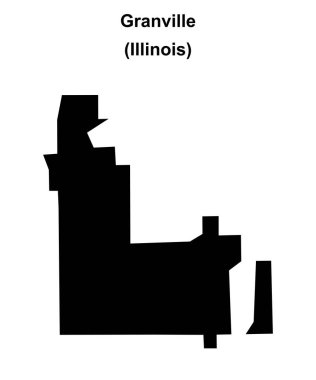 Granville (Illinois) boş ana hat haritası