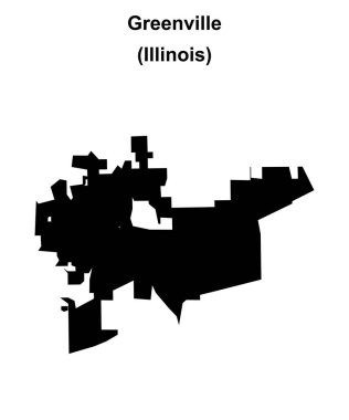 Greenville (Illinois) boş ana hat haritası