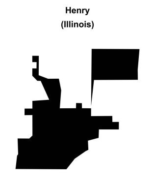 Henry (Illinois) boş ana hat haritası