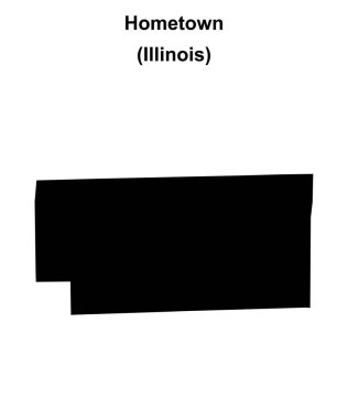 Memleket (Illinois) boş ana hat haritası