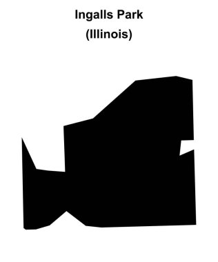 Ingalls Park (Illinois) boş ana hat haritası