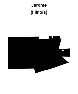 Jerome (Illinois) boş ana hat haritası