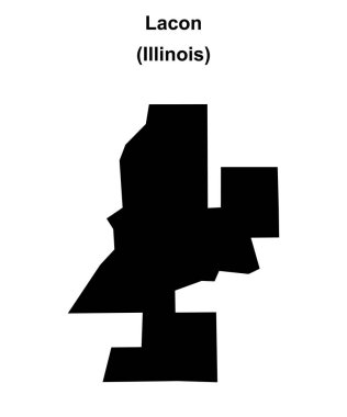 Lacon (Illinois) boş ana hat haritası