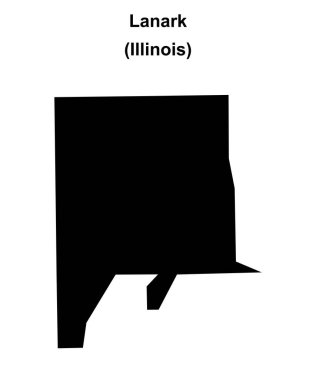 Lanark (Illinois) boş ana hat haritası