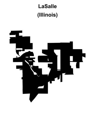 LaSalle (Illinois) boş ana hat haritası