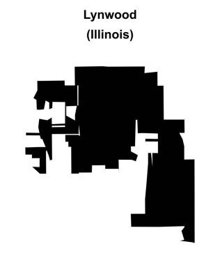 Lynwood (Illinois) boş ana hat haritası