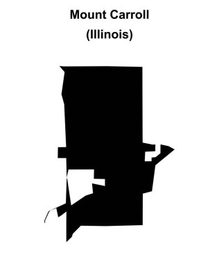 Mount Carroll (Illinois) boş ana hat haritası