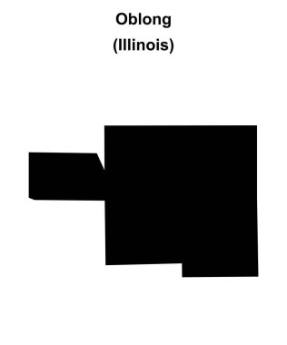 Oblong (Illinois) boş ana hat haritası