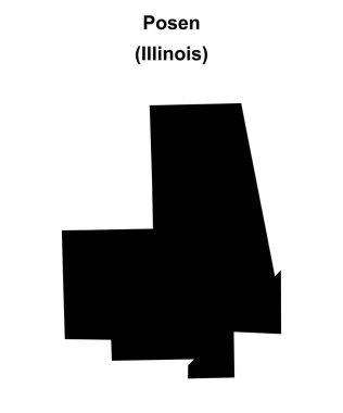 Seçili (Illinois) boş ana hat haritası